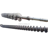 Lame de vis sans fin spirale continue hydraulique OEM sur mesure, moulée avec précision, pour vis à spirale Ever Power