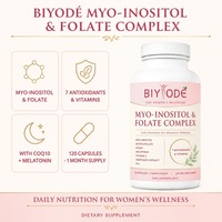 Capsules de Myo-Inositol et Folate en Complexe, Formule 7 en 1, Marque Privée OEM, Fabricant Personnalisé Nigéria