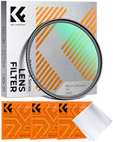 Filtre doux noir K&F Concept 82 mm 1/4 pour objectif d'appareil photo, filtre en verre optique ACG, revêtement filmé, imperméable, résistant aux rayures