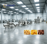 Ligne de production industrielle de friture continue pour la fabrication de snacks soufflés, de bâtonnets de pommes de terre et de croûtes de riz