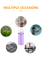 Bouteille d'eau pour enfants mignonne et amusante, sans BPA, en plastique, gobelet à boisson pour étudiants, école, avec paille, parfait pour un cadeau d'anniversaire ou de vacances