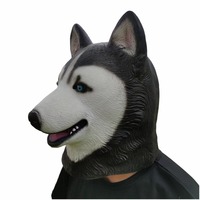 Masque de fête pour adulte, masque intégral en latex écologique, chien berger allemand, Halloween, vente chaude