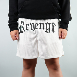 Vente en gros Short en maille vierge à double couche en polyester sublimé personnalisé de 5 pouces d'entrejambe pour hommes en salle de sport décontractée - Product Image 6