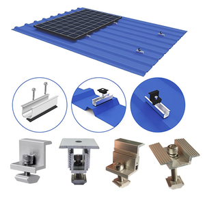 Accessoires solaires photovoltaïques en gros d'usine support <span class=keywords><strong>solaire</strong></span> pinces de fixation de <span class=keywords><strong>panneau</strong></span> <span class=keywords><strong>solaire</strong></span> en aluminium pour système de montage <span class=keywords><strong>solaire</strong></span> - Product Image 4