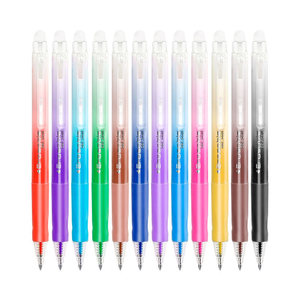 <span class=keywords><strong>Stylo</strong></span> effaçable multicolores G9010 0,7 mm, encre effaçable en gel, 12/24/36 couleurs, plastique, promotionnel, pour le bureau et l'école, vente en gros - Product Image 1