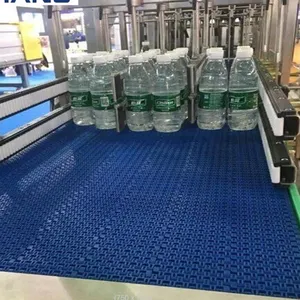 Модульная пластиковая конвейерная лента для производства напитков, конвейерная система, конвейер для бутылок, Прямая продажа с завода, Индивидуальный размер