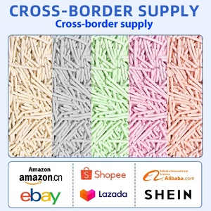 Venta al por mayor respetuoso con el medio ambiente Tofu <span class=keywords><strong>arena</strong></span> mandioca gato mezcla <span class=keywords><strong>de</strong></span> bentonita mijo gato <span class=keywords><strong>de</strong></span> la <span class=keywords><strong>casa</strong></span> <span class=keywords><strong>para</strong></span> <span class=keywords><strong>gatos</strong></span> al por mayor - Product Image 2