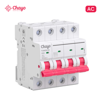 Disjoncteurs miniatures sur rail DIN 6kA 1-4P CE 6-63A Courbe C Protection contre les surcharges et les courts-circuits basse tension AC Chayo