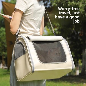 Thời Trang Xách Tay Mô Hình Rắn Mèo Con Chó Ba Lô Tàu Sân Bay Không Gian Lớn Oxford Chất Liệu Dây Kéo Vật Nuôi Thoáng Khí Cung Cấp Hộp - Product Image 5