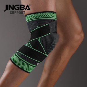 JINGBA Calcetines de compresión con logo personalizado, manguito para el <span class=keywords><strong>pie</strong></span>, para el arco del talón, ejercicio en el gimnasio, uso diario, soporte para rodilla - Product Image 4
