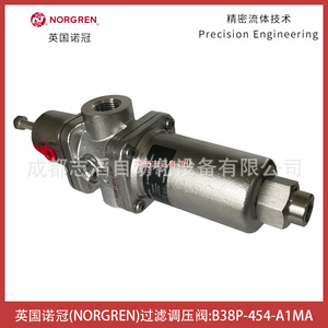 ตัวควบคุมแรงดันกรองนอร์เกรน B38P-454-A1MA สแตนเลสสตีล สำหรับลม 0.5-10 บาร์ พร้อมระบบระบายน้ำอัตโนมัติ - Product Image 5