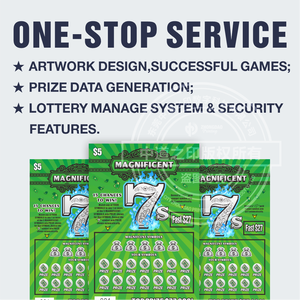 Tarjeta de Raspar para Lotería Ecológica de Primera Calidad, Cartón Corrugado/Dúplex, Resistente, Color Personalizado, Hermosos Diseños Impresos - Product Image 5