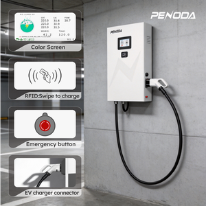 ペノダ PDA-21 21kW 急速<span class=keywords><strong>DC</strong></span> EV充電器 レベル2 220V-240V ウォールボックス CCS1/CCS2GBT/NACS スマートEVSE 新型 北米向け - Product Image 3