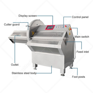 <span class=keywords><strong>Machine</strong></span> <span class=keywords><strong>à</strong></span> trancher horizontale commerciale automatique <span class=keywords><strong>à</strong></span> grande vitesse pour steaks, saucisses, fromages, bacon, <span class=keywords><strong>jambon</strong></span> et viandes - Product Image 6