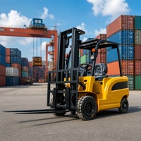 Empilhadeira elétrica 1.5-2T para Brasil/Portugal, equipamento de elevação a bateria de íon-lítio.