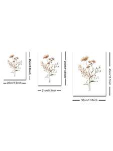 6 pièces ensemble fleurs sauvages <span class=keywords><strong>botanique</strong></span> Floral <span class=keywords><strong>Art</strong></span> peinture aquarelle plante Nature fleur affiche impression sur toile nordique minimaliste mur <span class=keywords><strong>art</strong></span> - Product Image 4