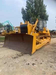 Topadora de cadenas Komatsu D155AX amarilla, equipo de construcción de alta resistencia - Product Image 4