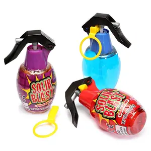 OEM halal sweet sour Grenade spray candy