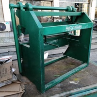 Machine à plier la tôle manuelle robuste, plieuse de métal à angle droit de 0,6 à 2 m pour plaques d'aluminium, de cuivre et de fer