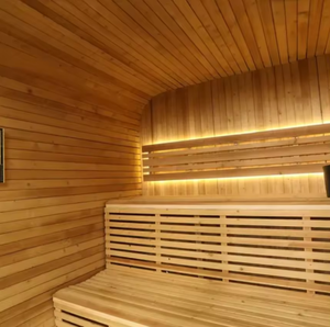 Sauna de Vapor Interior de Madera Sólida de Cedro Rojo Ecológica y de Calentamiento Rápido, para 1-2 Personas, Alivio del Dolor, Purificación Corporal, Fácil de Usar - Product Image 5
