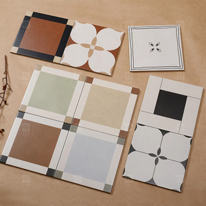 Carreaux de porcelaine pleine masse à motif décoratif 200x200 pour salle de bain et toilettes, carreaux de douche 20x20 et revêtement mural et de sol pour salon - Product Image 5