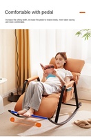 2025 Nouveauté Fauteuil Paresseux Adulte pour Salon, Rocking Lounge, Balcon, Sac de Haricots Dormeur, Fauteuil Détente Nouveau Style