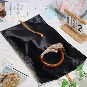 Bolsa de Satén de Alta Calidad para Ropa Interior, con Cinta y Logotipo Personalizado, para Regalo, Almacenamiento de Ropa, Bolsa de Satén Antipolvo - Product Image 4