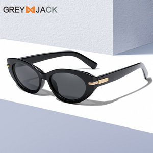 Lunettes de soleil Greyjack Cat Eye, monture noire TR90, UV400 polarisées, unisexe, petite monture, type 3, pare-soleil K050 - Product Image 1