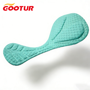 Coussinets de cyclisme respirants pour <span class=keywords><strong>triathlon</strong></span>, double couche en éponge, tissu jacquard perforé mécaniquement pour shorts de cyclisme - Product Image 4