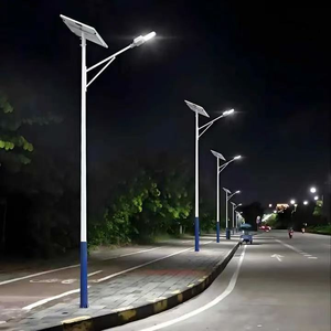 Lámpara Solar LED para Exteriores de 30W 60W 90W 120W, Todo en Uno con Poste - Product Image 4
