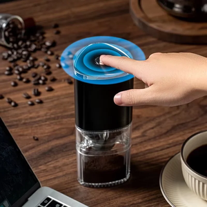Molinillo de Café Eléctrico Portátil con Carga USB Tipo C, Núcleo de Molienda de Cerámica, Molinillo Pulverizador de Granos de Café para el Hogar - Product Image 2