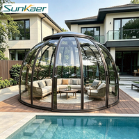 Nueva Carpa Domo Geodésica Transparente de Policarbonato para Restaurante al Aire Libre, Tipo Iglú de Vidrio, de Proveedor Bubble House