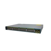 WS-C2960-48PST-S Catalyst 2960 48 Port 10/100 PoE Managed Switch 2 SFP + 2 1G Uplink LAN Lite