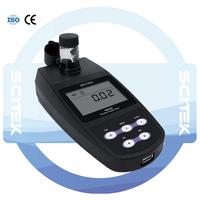 Turbidimètre bactérien portable/de paillasse SCITEK 0 à 6 MCF, précision de 6 %, personnalisable OEM, mesure la concentration bactérienne