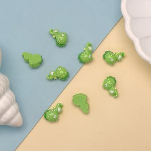 100 개 새로운 귀여운 수지 게 바다 말 물고기 바다 별 플랫 백 장식 보석 만들기 매니큐어 헤어 웨어 액세서리 슬라임 매력 - Product Image 6