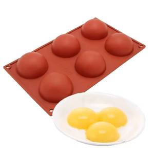 Moldes de silicona antiadherentes de media esfera para hacer chocolate, pasteles, domos y mousse, venta al por mayor de fábrica - Product Image 1