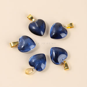 عيد الحب الزجاج الكريستال الحب القلب DIY صنع المجوهرات قلادات الأقراط الملحقات - Product Image 3