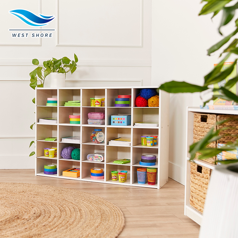 Toy Organizer With Bookshelf Kids Stuffed Animal Zoo Storage