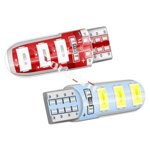 सस्ते ऑटो लाइटिंग T10 एलईडी सिलिकॉन लैंप 6smd 5730 एलईडी बल्ब एलईडी T10 w5w 194 168 कार एक्सेसरी लाइट सिलिकॉन 12v के साथ - Product Image 2