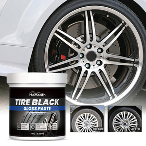 Lucidante Nero, Illuminante e Decontaminante per Pneumatici Auto - Pasta Rigenerante per Gomme Auto - Product Image 2