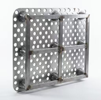 Nouveau support de rayonnage standard de type Tianzi en acier zingué robuste CA12105 pour palettes 1200x1000x110mm 0.5mm