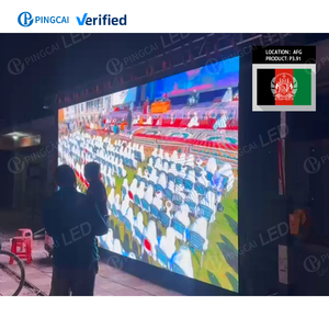 Afghanistan 6x3m 19.69ft x9.84ft ngoài trời p3.91 cho thuê LED hiển thị ngoài trời quảng cáo sự kiện Backdrop có thể tháo rời màn hình hiển thị LED - Product Image 2