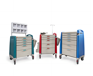 Carrito Médico de Anestesia de Plástico ABS para Hospitales, Carro de Tratamiento - Product Image 1