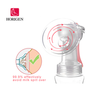 Usine HORIGEN vente en gros vente directe pompes d'allaitement simples à usage domestique tire-lait manuel en silicone