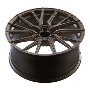 Rines de Aleación con Diseño Multirradio en Y, Acabado Bronce Desierto Mate, 18/19/20 Pulgadas, 5x112 5x114.3, Compatibles con Golf <span class=keywords><strong>R</strong></span>, Octavia, CC - Product Image 3