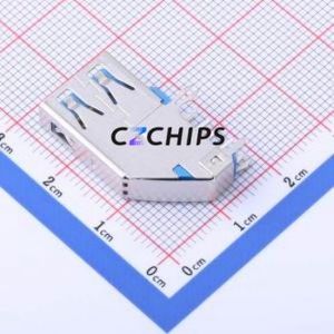 HC-ST-003-03-Z USB Connector Through hole Component (THT) Connector Type-A USB 3.0 Female Side Insert - Product Image 2