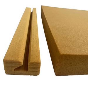 Espuma de Poliimida Amy, Rectangular, Color Ámbar, 10 mm de Espesor, Resistente a Altas Temperaturas, Material Absorbente de Sonido - Product Image 3