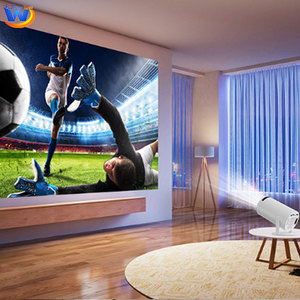 โปรเจคเตอร์ New Mini HY300 120ansi ลูเมนส์ ความละเอียด 720P พร้อม WIFI สมาร์ทโปรเจคเตอร์ <span class=keywords><strong>Android</strong></span> 11.0 โปรเจคเตอร์ LED พกพาขนาดเล็กสำหรับเล่นเกม - Product Image 1