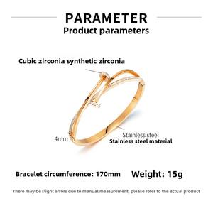 สร้อยข้อมือสแตนเลสสตีลอเนกประสงค์ทันสมัยดีไซน์เฉพาะรุ่นเกาหลีหรูหราเรียบง่ายระดับไฮเอนด์ - Product Image 2