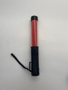 Bastón de Tráfico LED con Batería Seca, Alarma Sonora y Luz Intermitente Recargable - Product Image 1